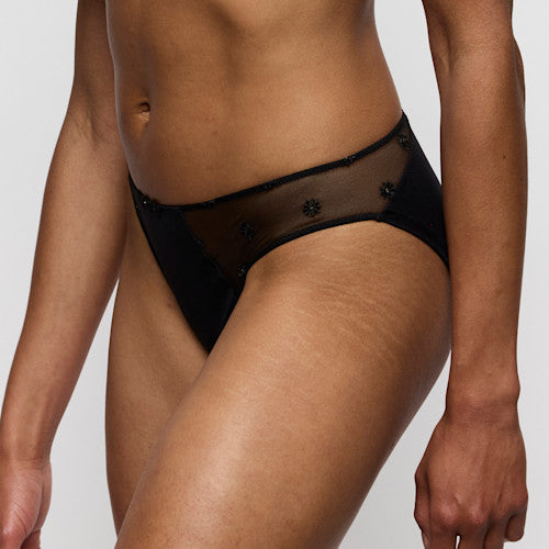 Marie Jo Daisy Rio Brief in Black