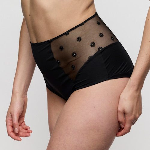 Marie Jo Daisy Full Brief in Black