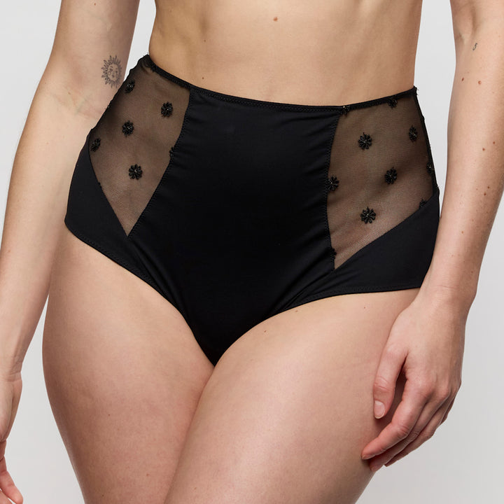 Marie Jo Daisy Full Brief in Black