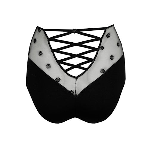 Marie Jo Daisy Full Brief in Black