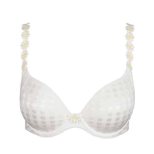 Marie Jo Avero Padded Heart Shape Bra in Ivory Petal