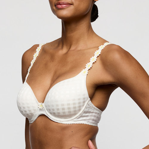 Marie Jo Avero Padded Heart Shape Bra in Ivory Petal
