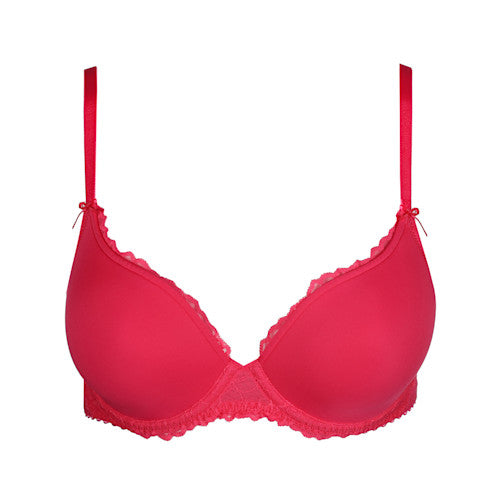 Marie Jo Azelie Padded Heart Shape Bra in Raspberry