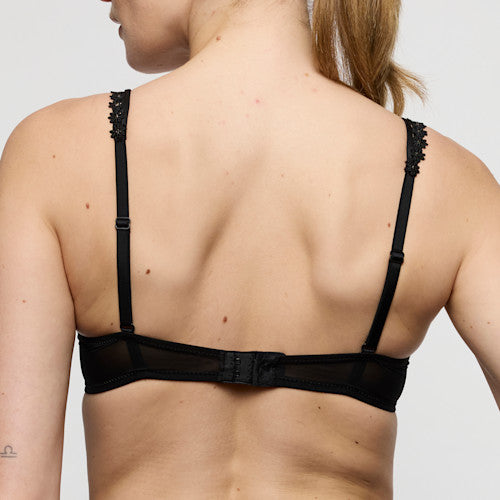 Marie Jo Daisy Padded Heart Shape Bra in Black