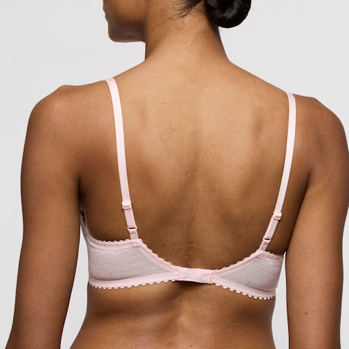 Marie Jo Noova Padded Heart Shape Bra in Gardenia Rose