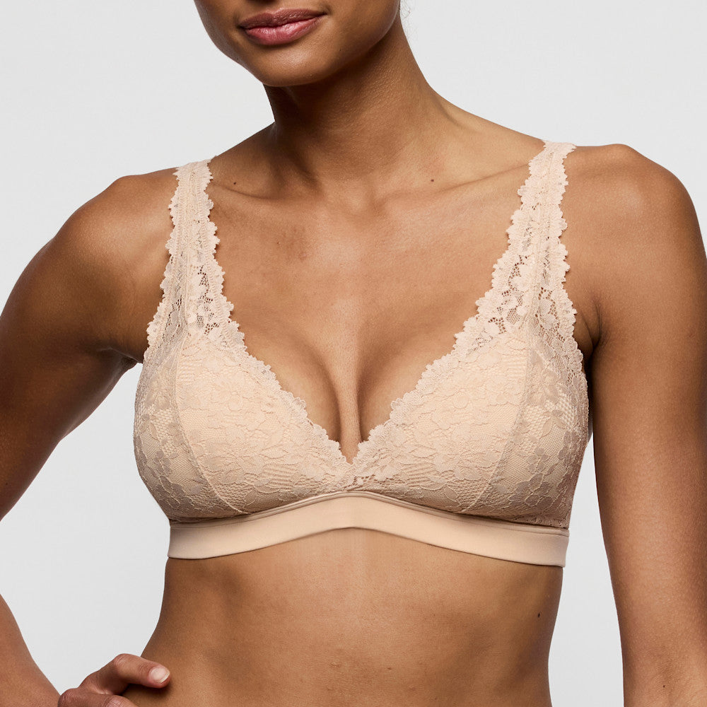 Marie Jo Soft Studio Padded Bralette in Caffe Latte