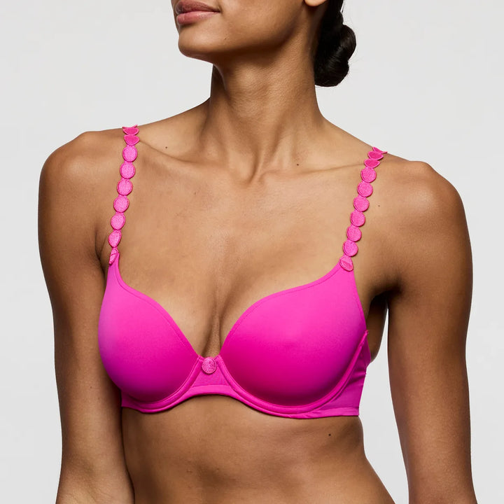 Marie Jo Tom Padded Heart Shape Bra in Influencer Pink