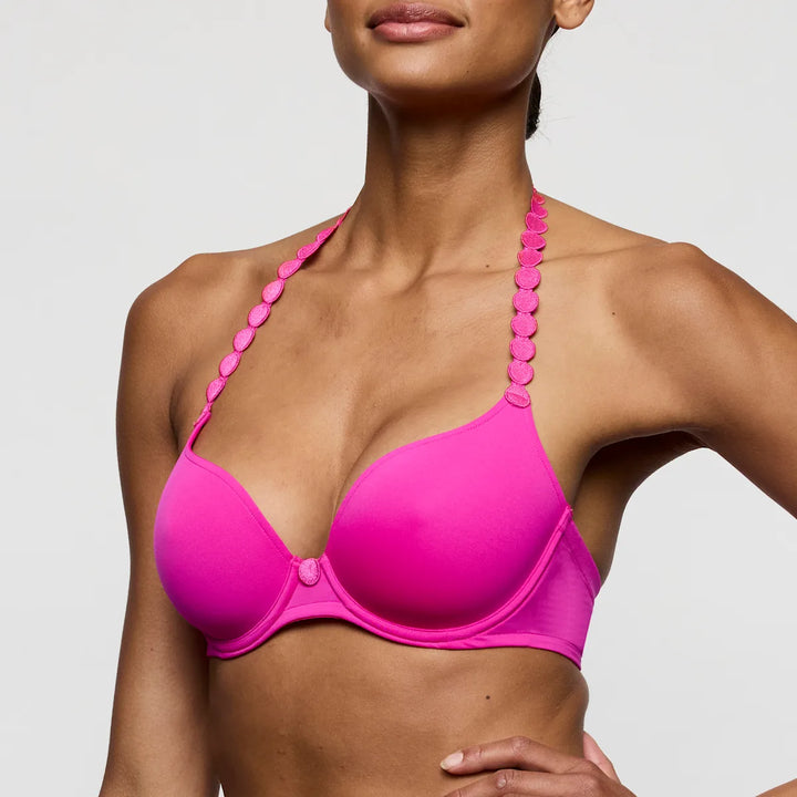 Marie Jo Tom Padded Heart Shape Bra in Influencer Pink