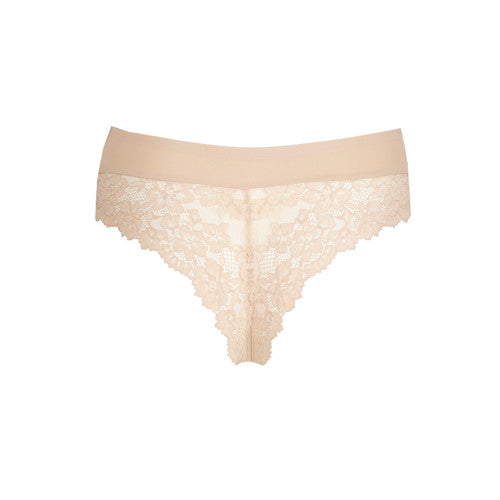 Marie Jo Soft Studio Smoothing High Waist Thong in Caffe Latte