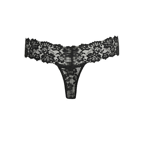 Marie Jo Soft Studio Lace Thong in Black