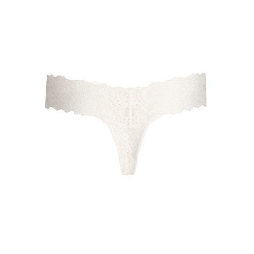 Marie Jo Soft Studio Lace Thong in Natural