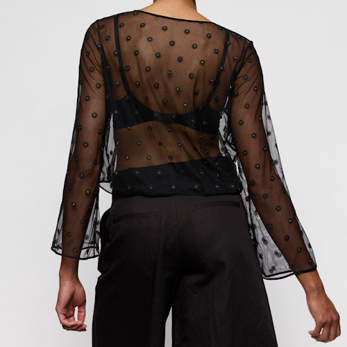 Marie Jo Daisy Top in Black