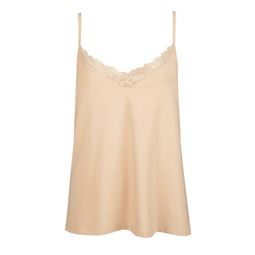 Marie Jo Soft Studo Top with Lace in Caffe Latte
