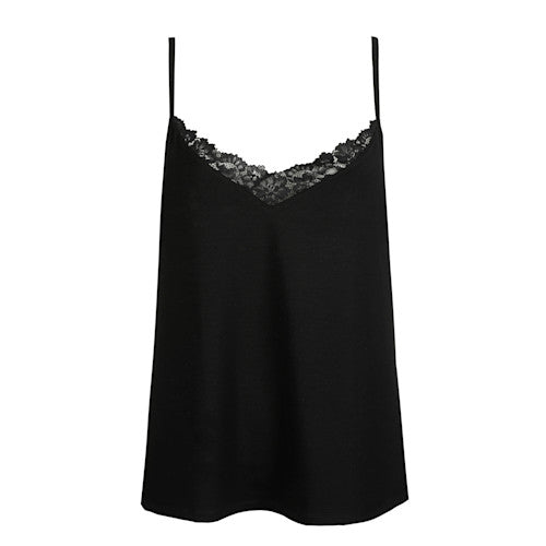 Marie Jo Soft Studio Top with Lace in Black