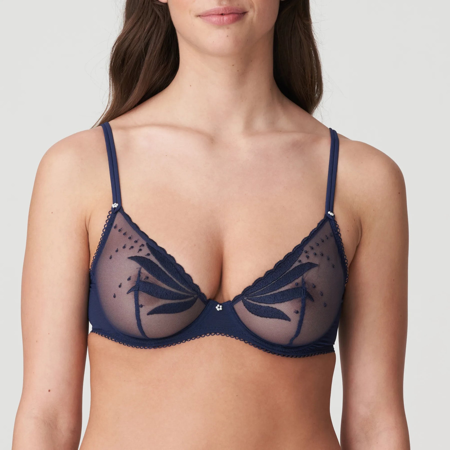 Andres Sarda NAN Menorca blue balcony bra vertical seam