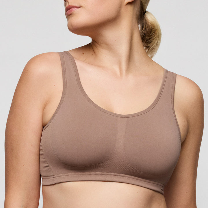 Prima Donna Nudda Minimizer Bralette in Ginger