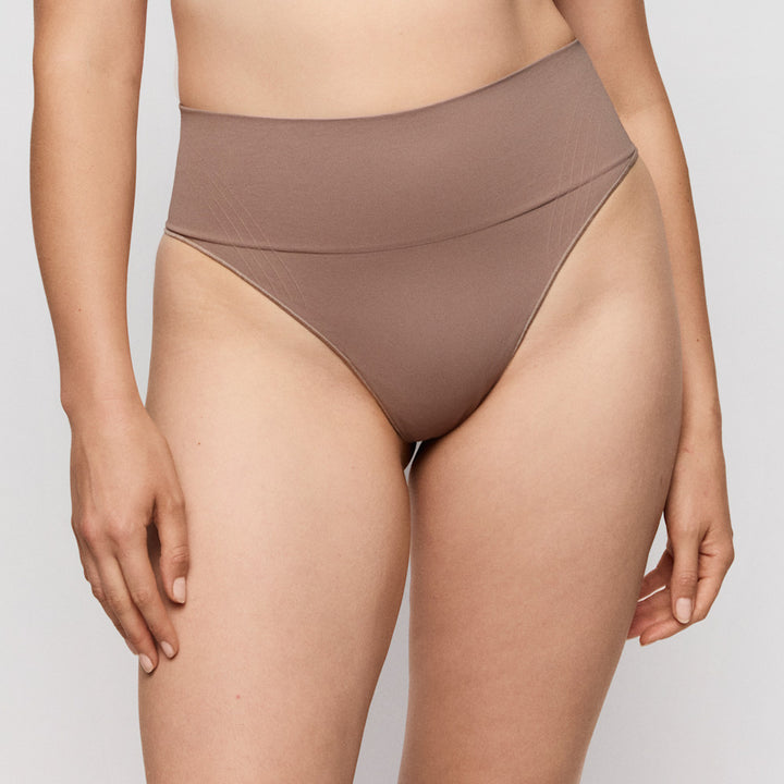 Prima Donna Nudda High Waist Thong in Ginger