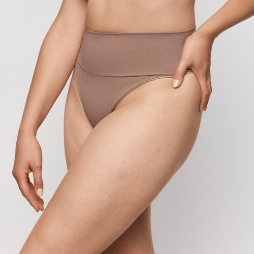 Prima Donna Nudda High Waist Thong in Ginger