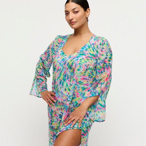Prima Donna Swim Douala Kaftan in Impressionist Summer