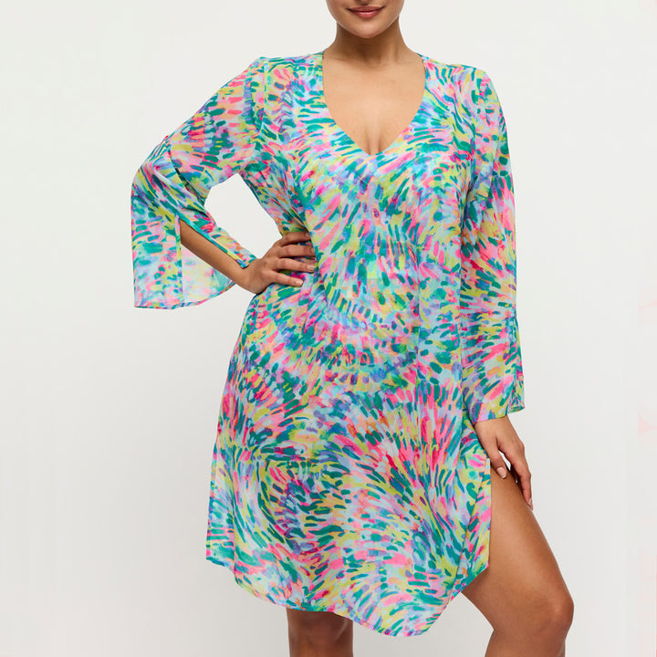 Prima Donna Swim Douala Kaftan in Impressionist Summer