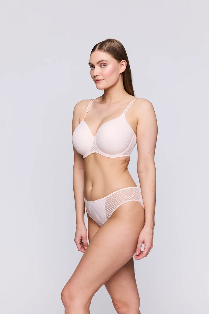 Prima Donna Twist Glass Beach Rio Brief in Crystal Pink