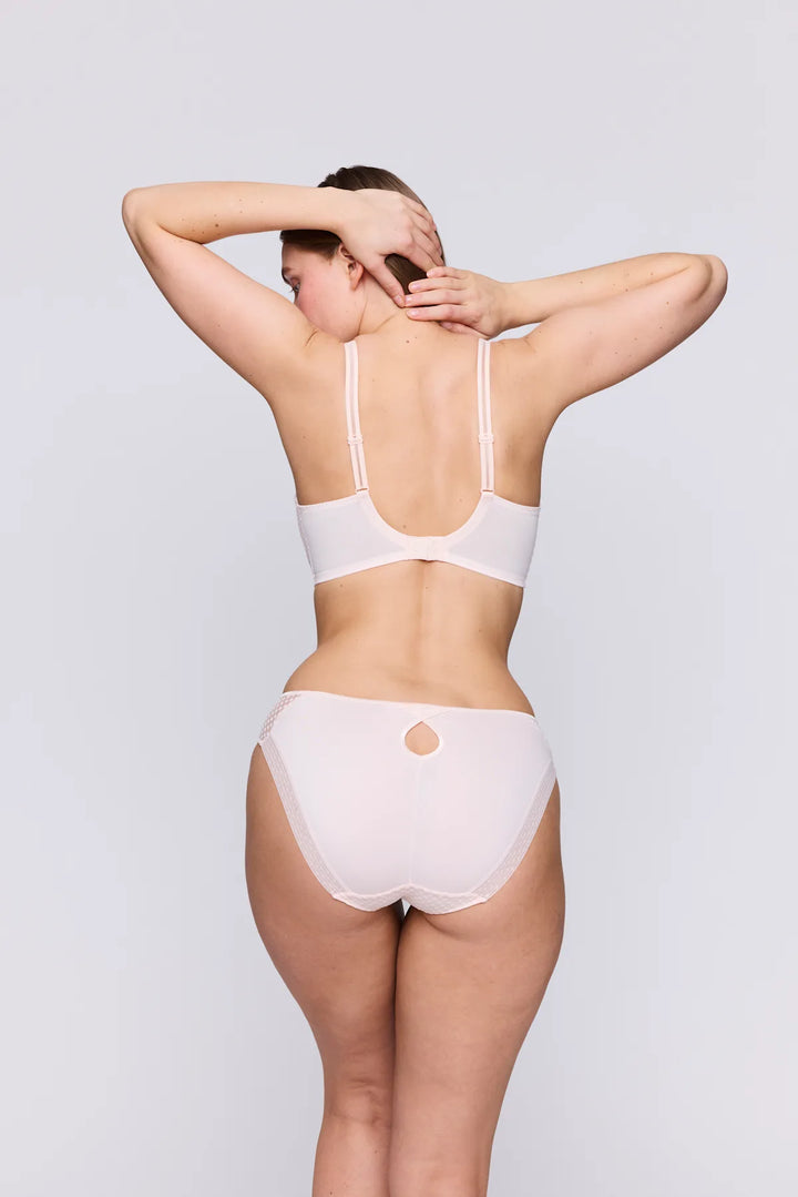 Prima Donna Twist Glass Beach Rio Brief in Crystal Pink
