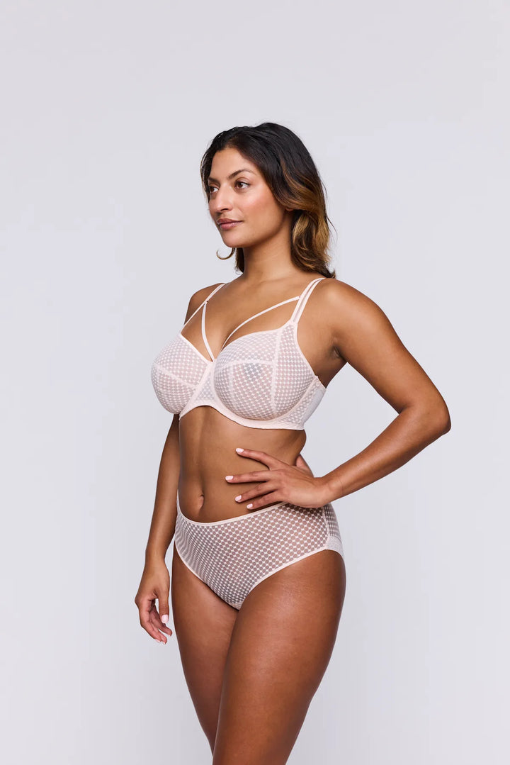 Prima Donna Twist Glass Beach Full Cup Bra in Crystal Pink