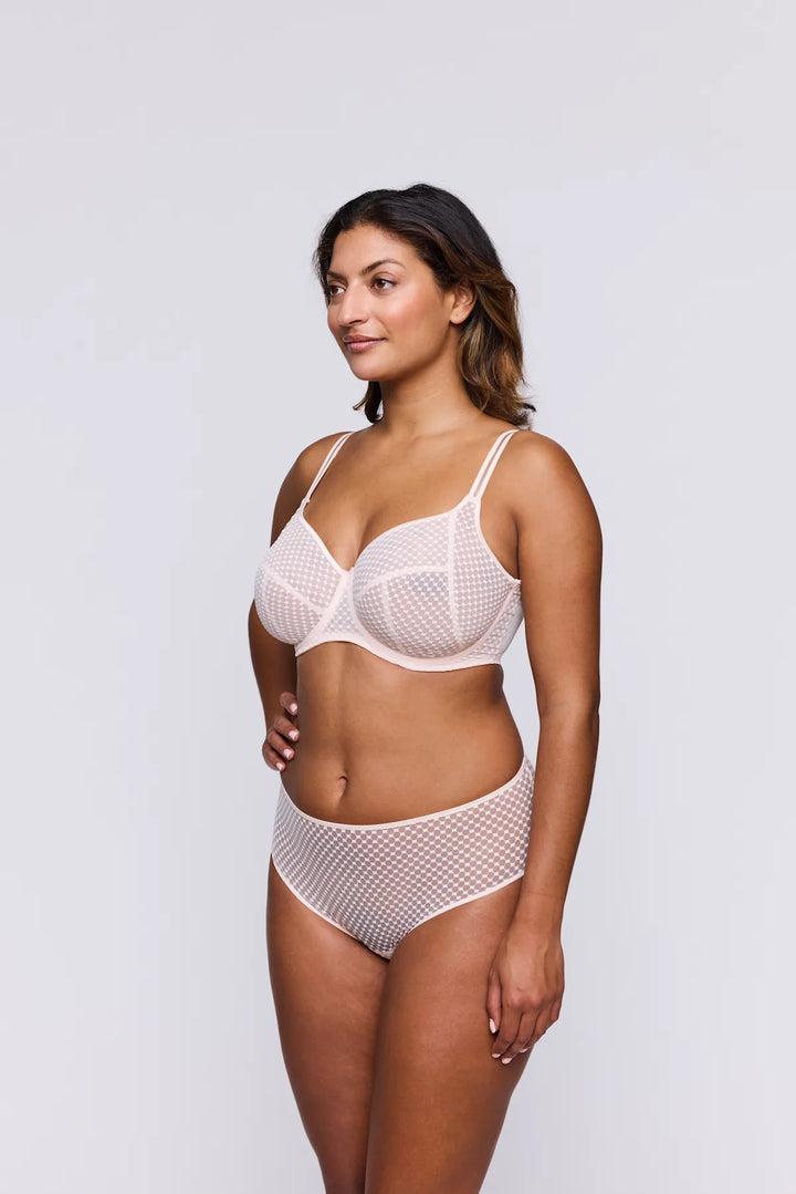Prima Donna Twist Glass Beach Full Cup Bra in Crystal Pink