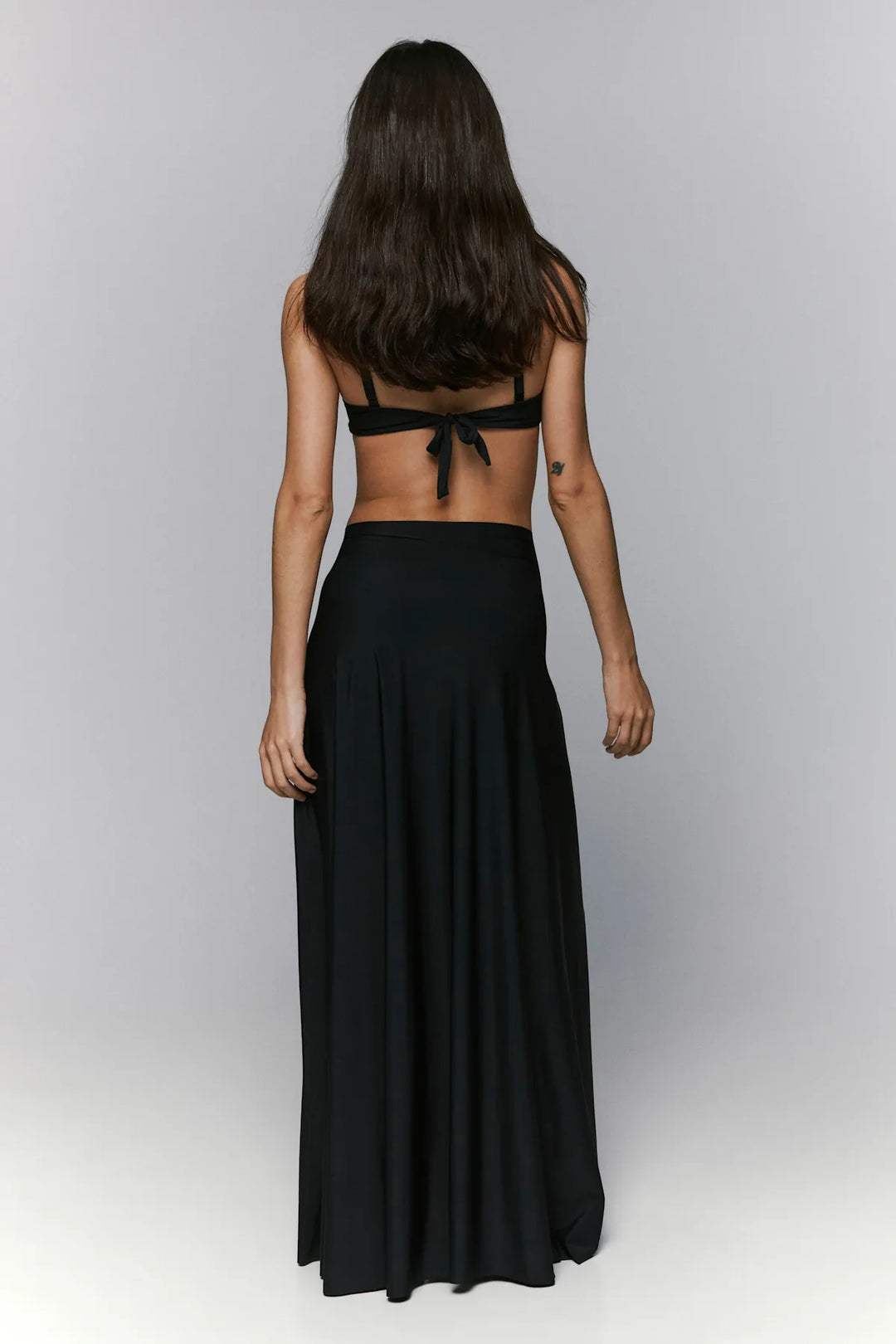 Sarda Swim Lita Beach Skirt in Black