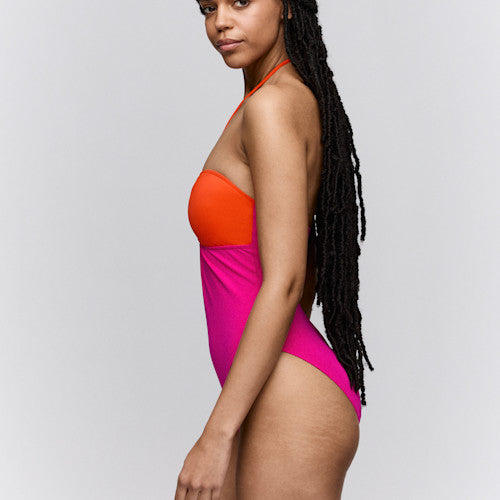 Sarda Swim Kharlan Boat Neck Swimsuit in Sunset