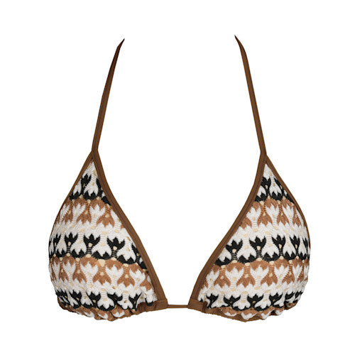 Sarda Swim Biles Mini Triagle Bikini in Sand