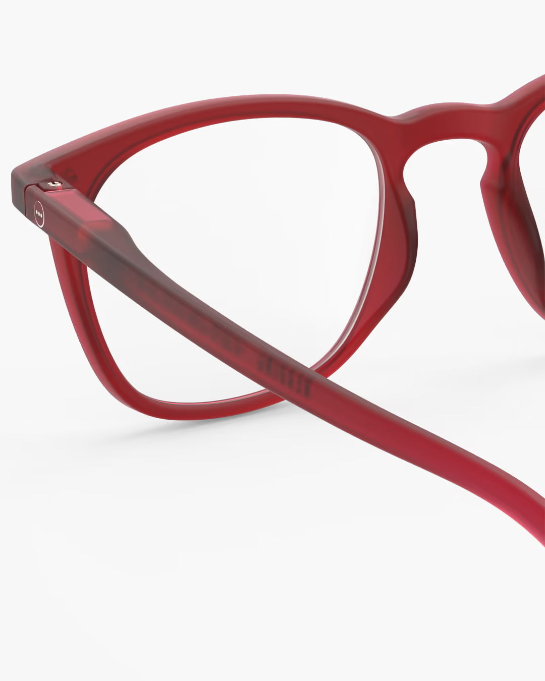 IZIPIZI #E The Trapeze Reading Glasses in Cherry Red