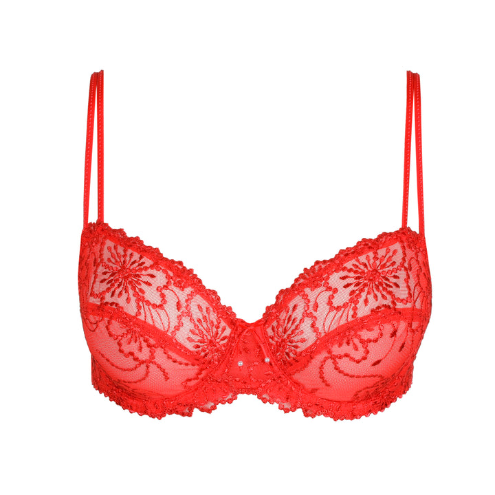 Marie Jo Jane Soft Cup Balcony Bra in True Red