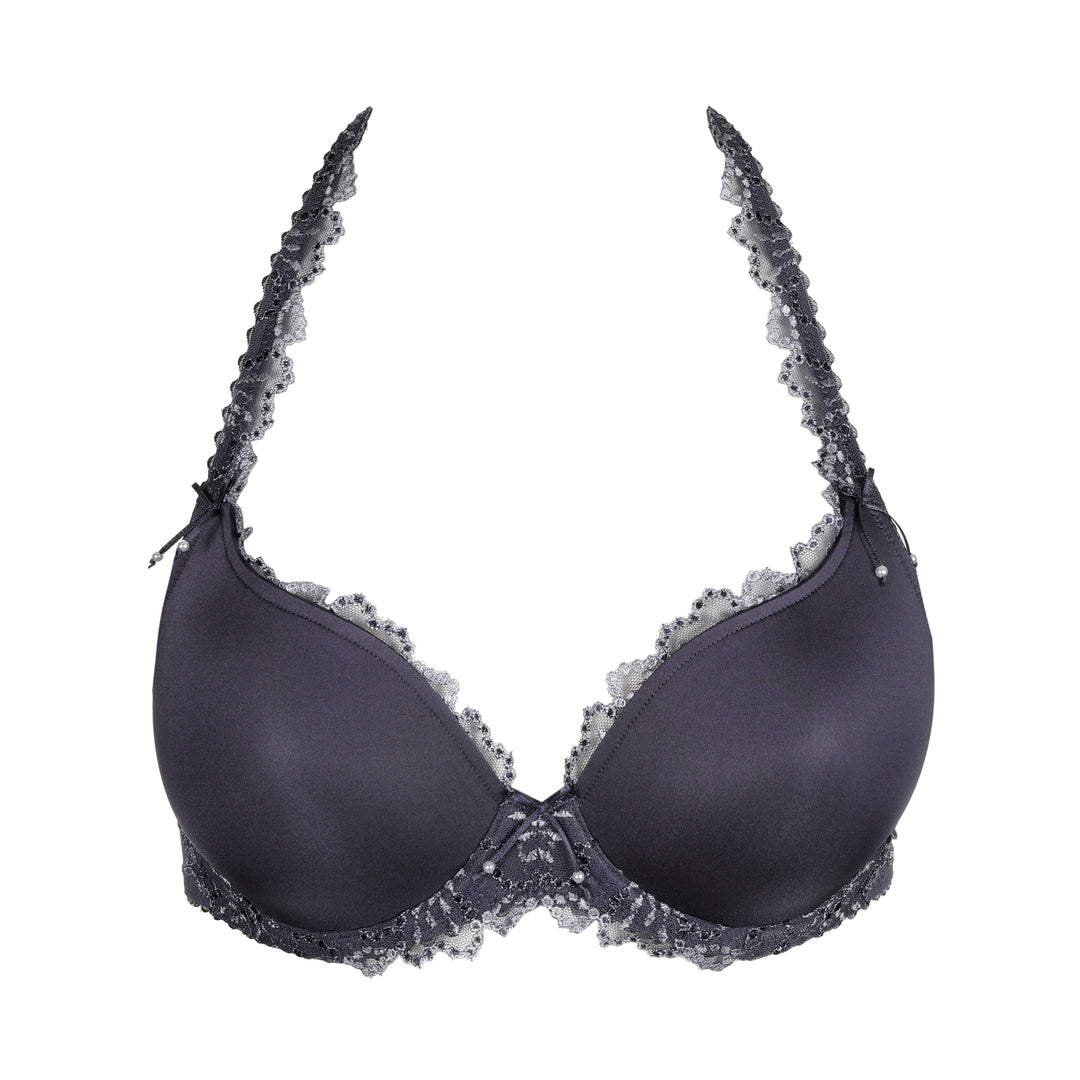 Marie Jo Jane Padded Heart Shape Bra in Blue Shadow