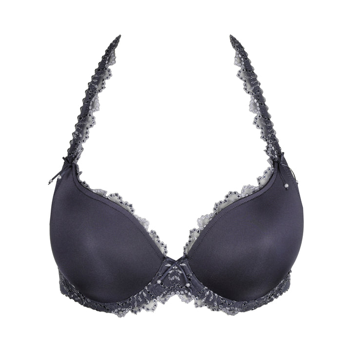 Marie Jo Jane Padded Heart Shape Bra in Blue Shadow
