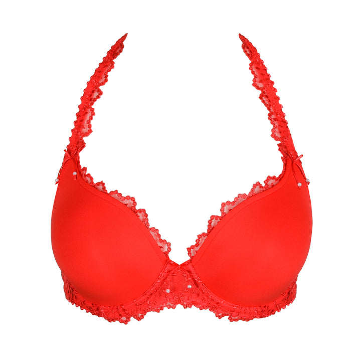 Marie Jo Jane Padded Heart Shape Bra in True Red