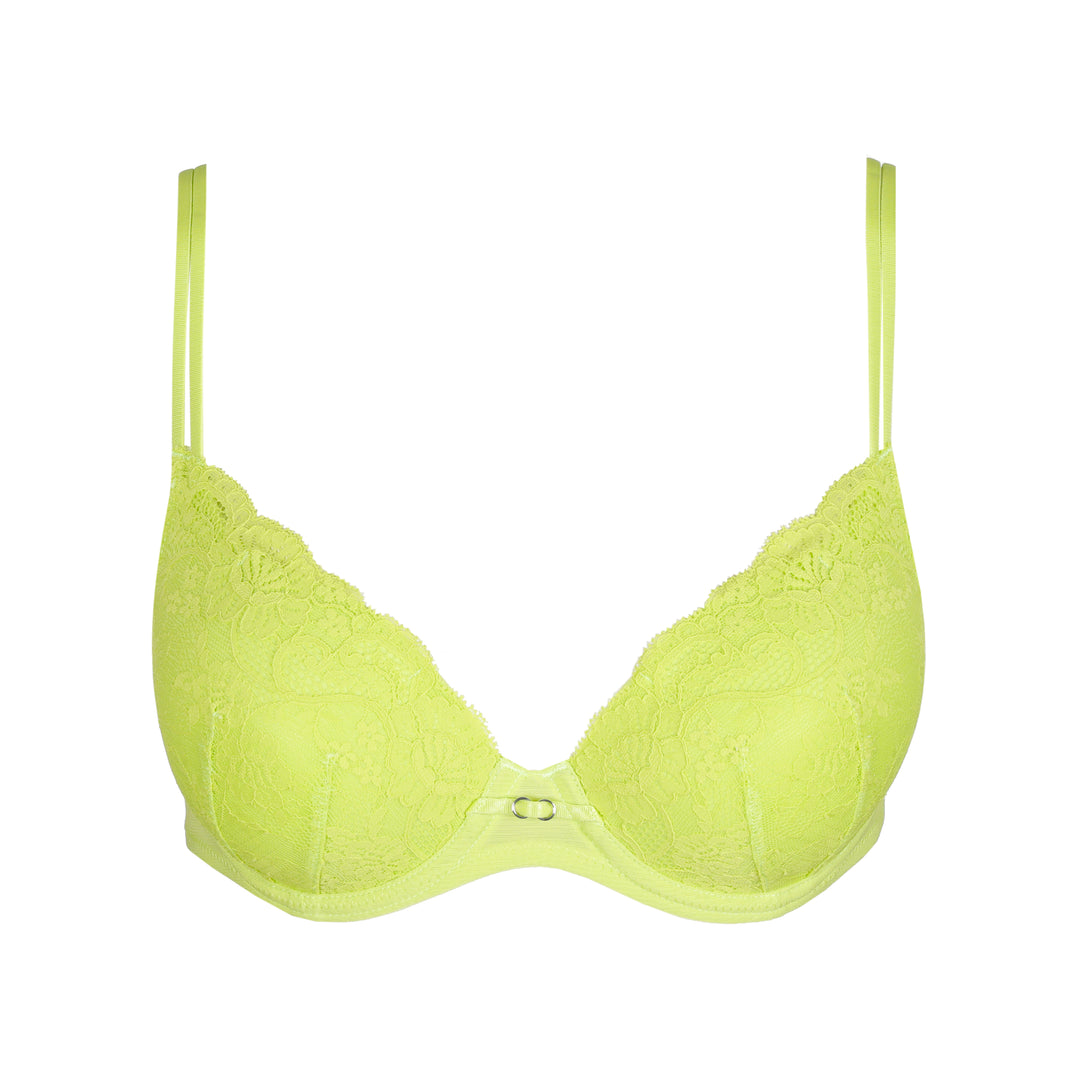 Marie Jo Melipha Padded Heart Shape Bra in Wild Citrus