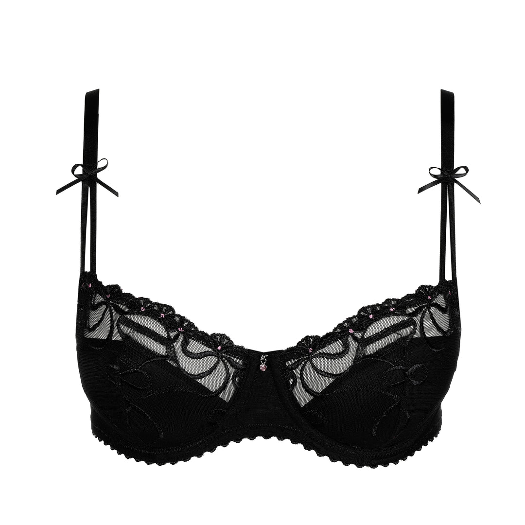 Marie Jo Noova Half Padded Balcony Bra in Black