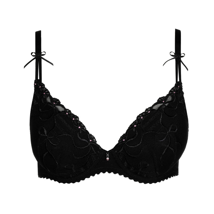 Marie Jo Noova Padded Heart Shape Bra in Black