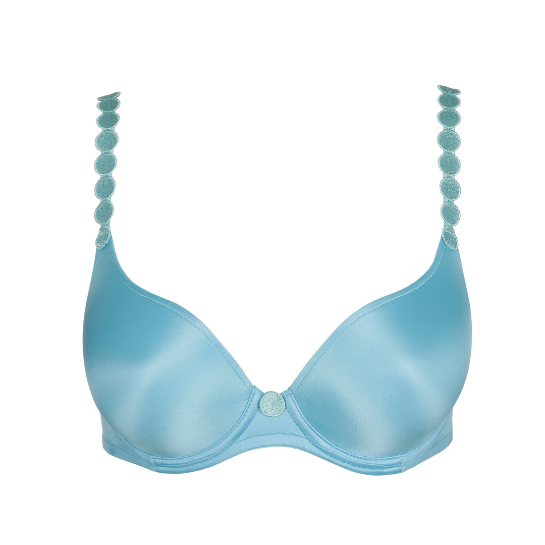 Marie Jo Tom Padded Heart Shape Bra in Azure Delight