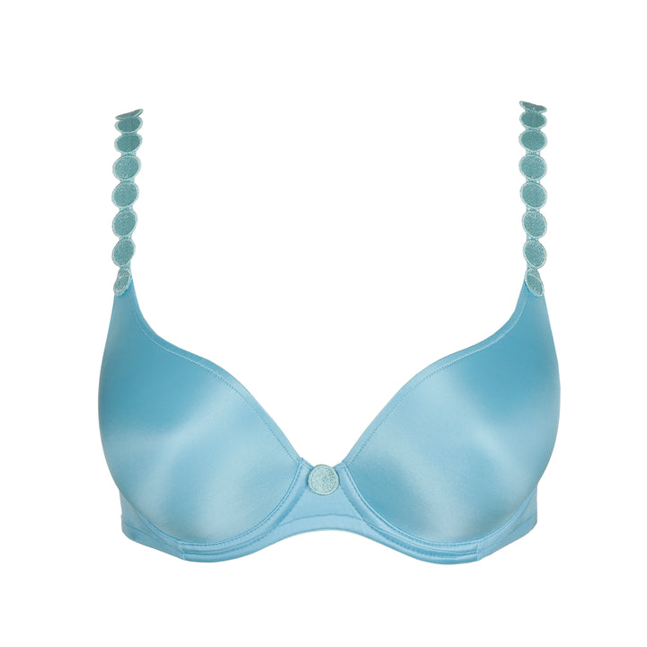 Marie Jo Tom Padded Heart Shape Bra in Azure Delight