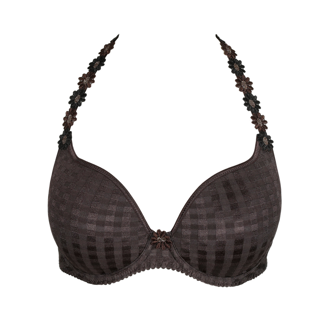 Marie Jo Avero Padded Heart Shape Bra in Sweet Chocolate