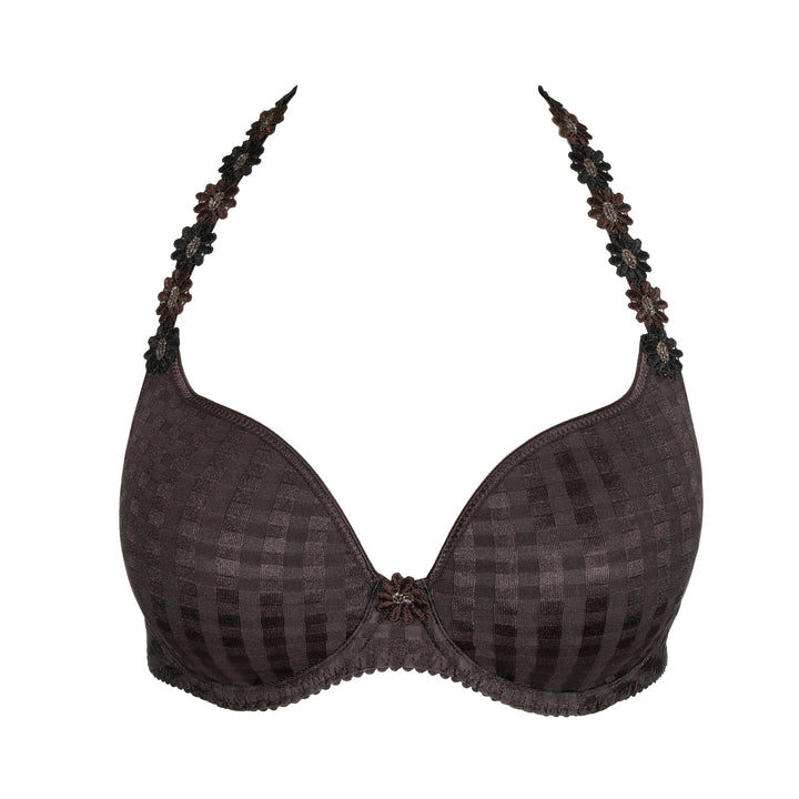 Marie Jo Avero Padded Heart Shape Bra in Sweet Chocolate