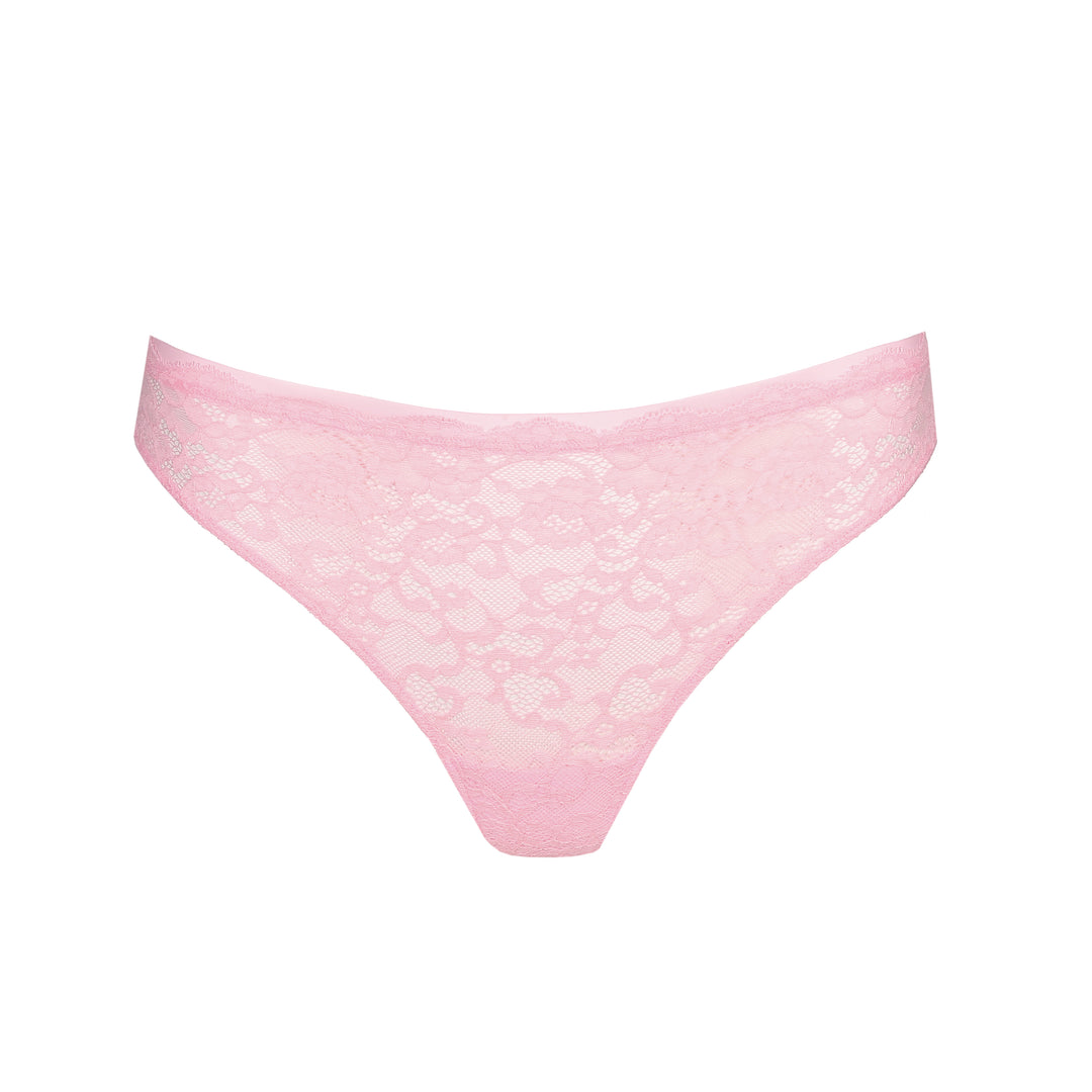 Marie Jo Color Studio Lace Thong in Lily Rose
