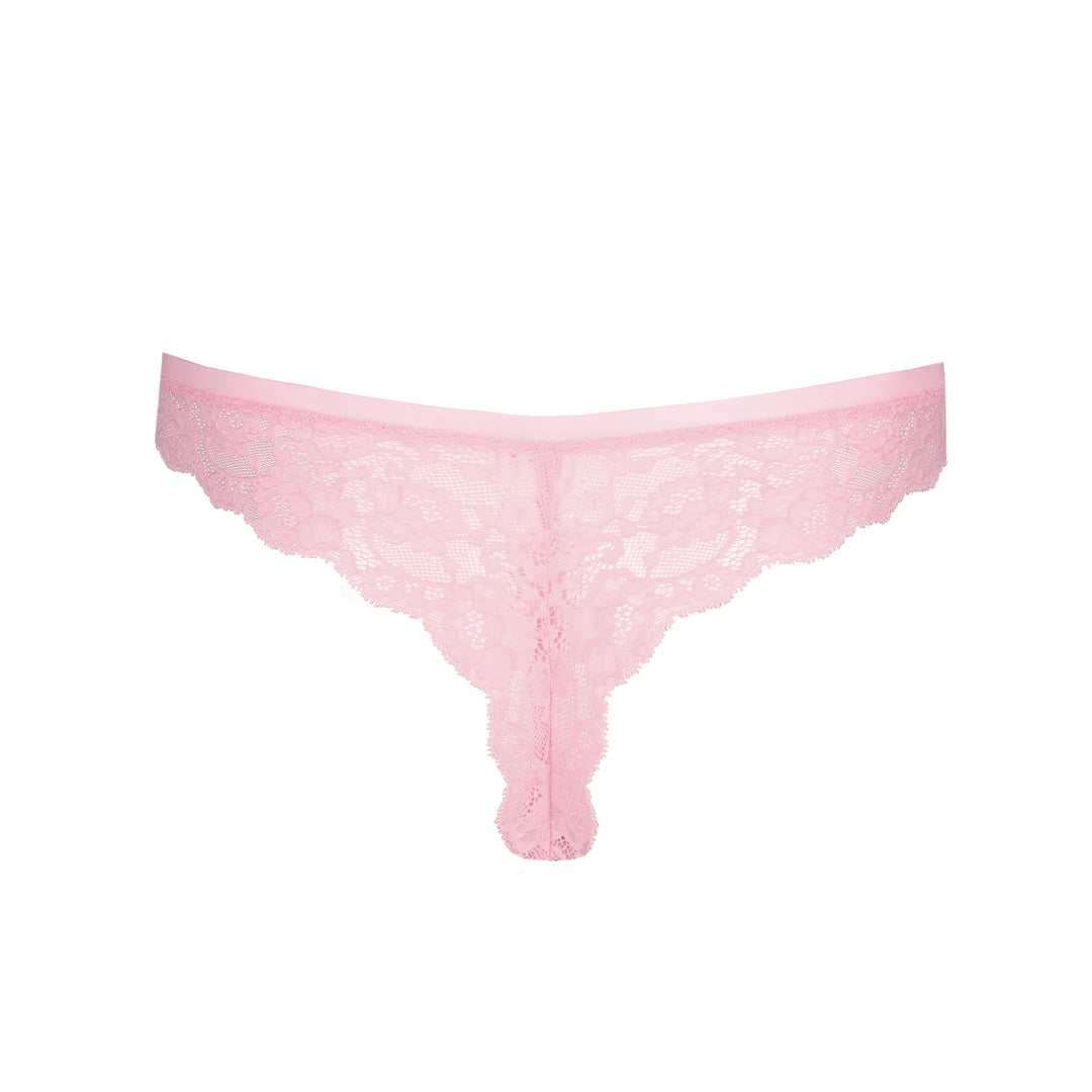 Marie Jo Color Studio Lace Thong in Lily Rose