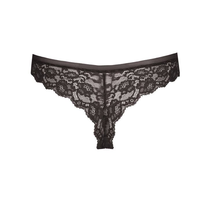 Marie Jo Color Studio Lace Thong in Sweet Chocolate