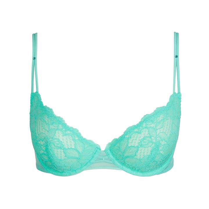 Sarda Amelia Plunge Bra in Ocean Green