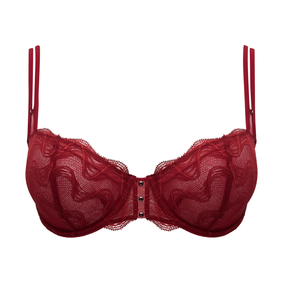 Sarda Nasim Balcony Bra in Bourgogne