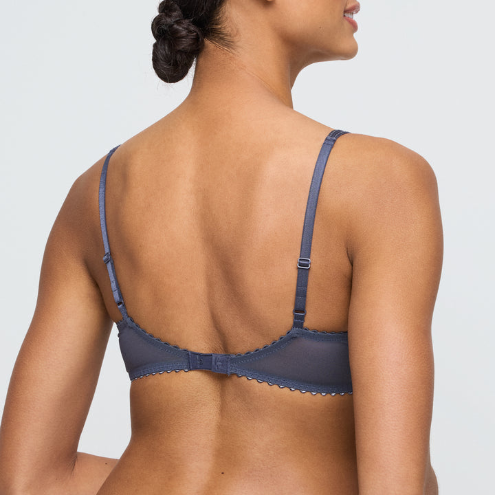 Marie Jo Jane Soft Cup Balcony Bra in Blue Shadow