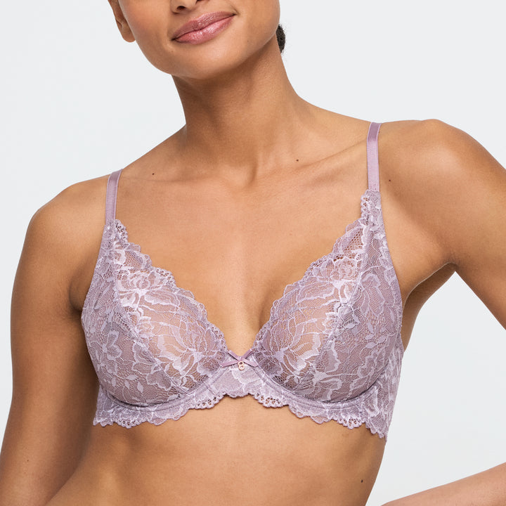 Marie Jo Manyla Plunge Bra in Pastel Orchid